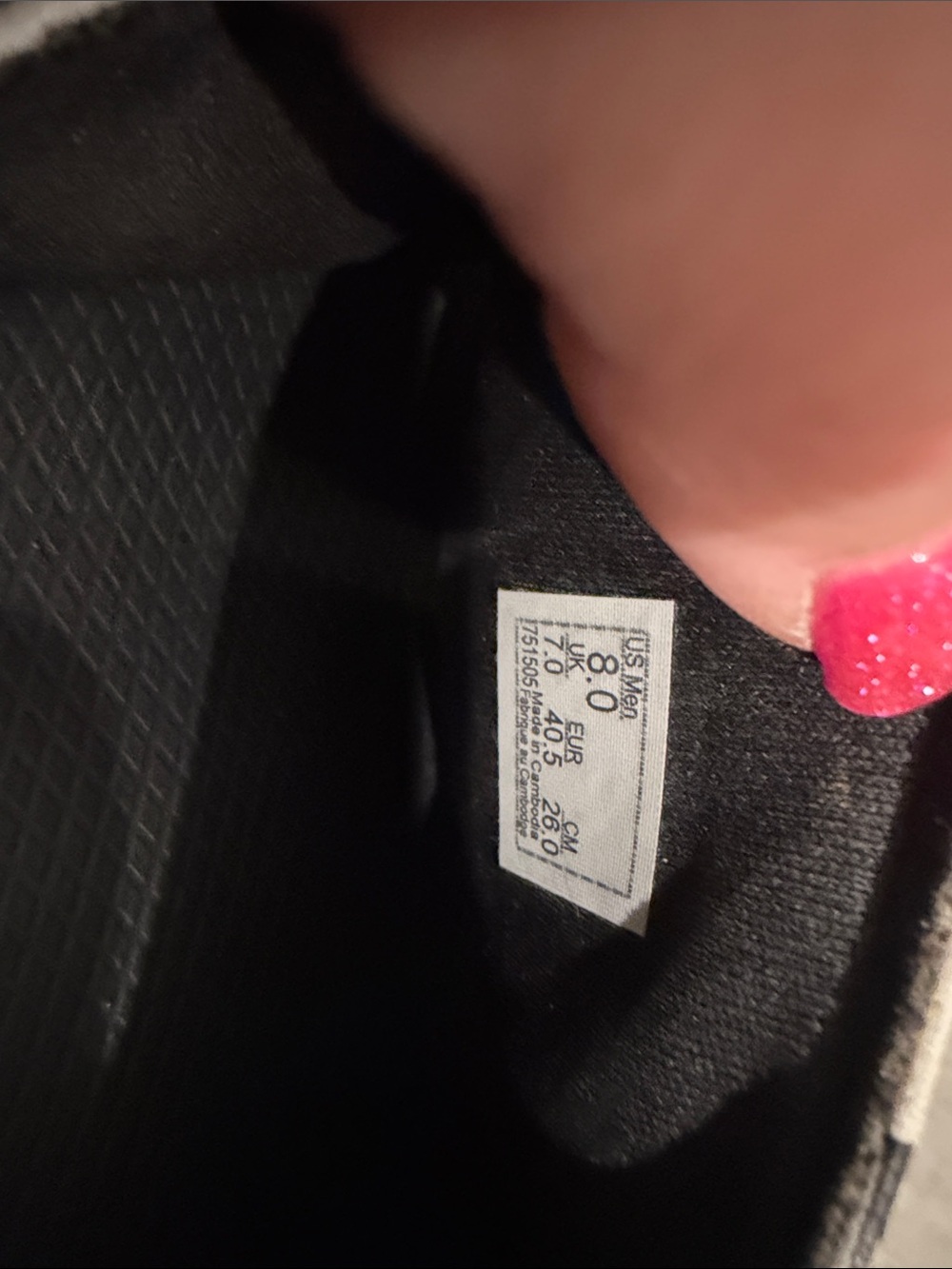 Vans Black Slide Sandals with Checkerboard Strap - Picture 2 of 3